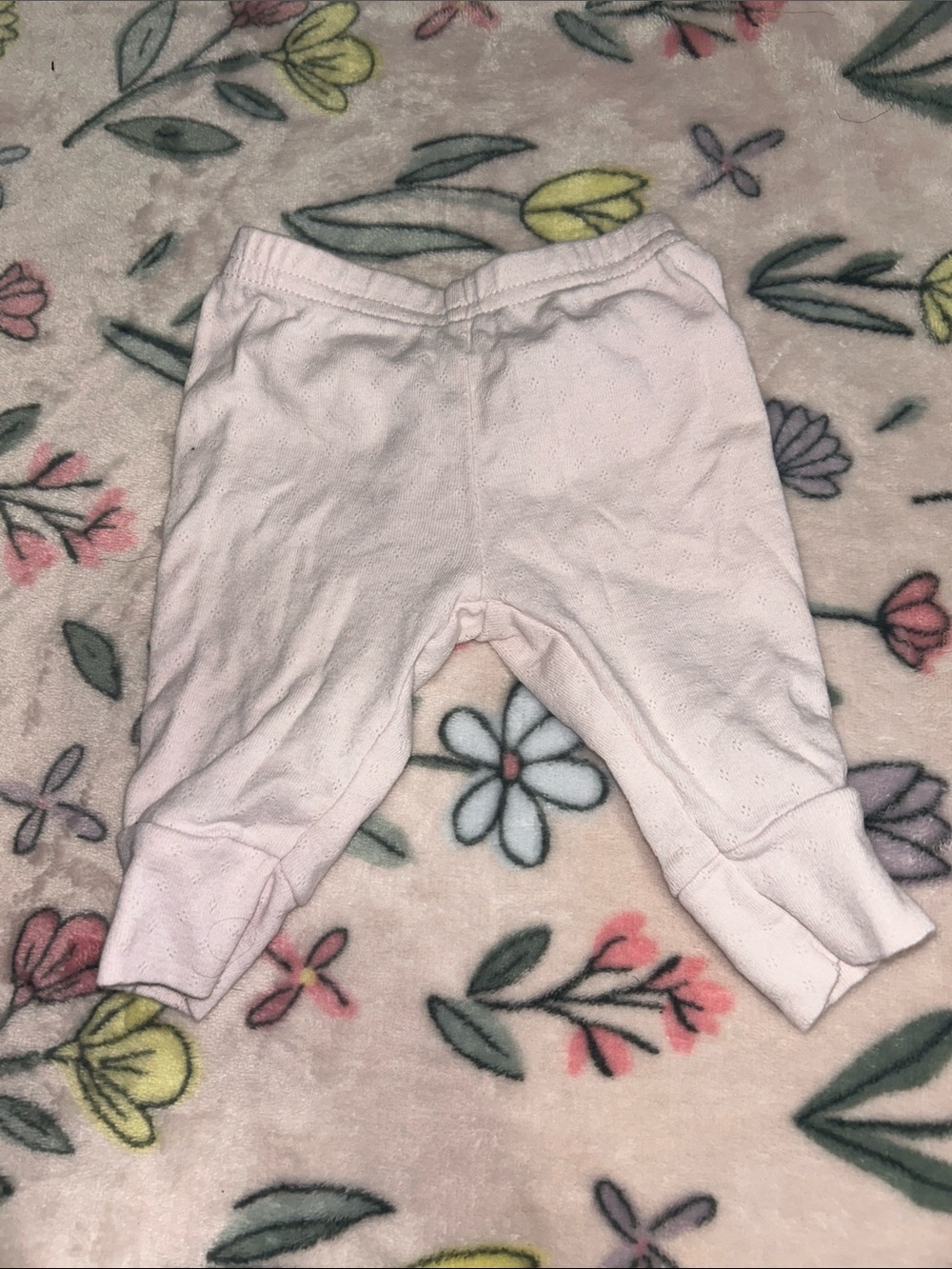 Carter's Light Pink Baby Footed Leggings